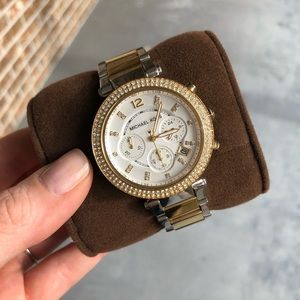 Duo Toned Michael Kors Watch